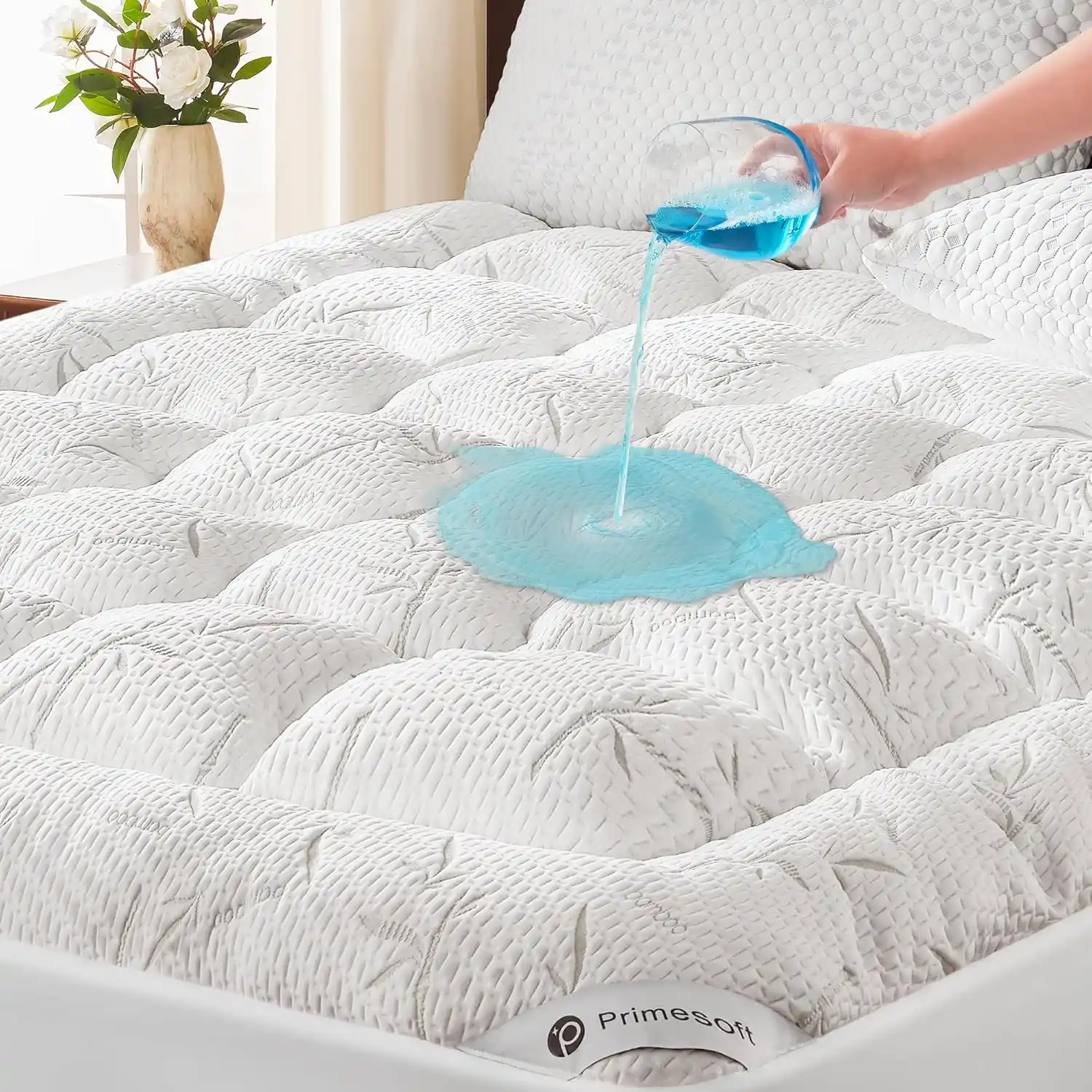 Waterproof Pillow-Top Mattress Protector
