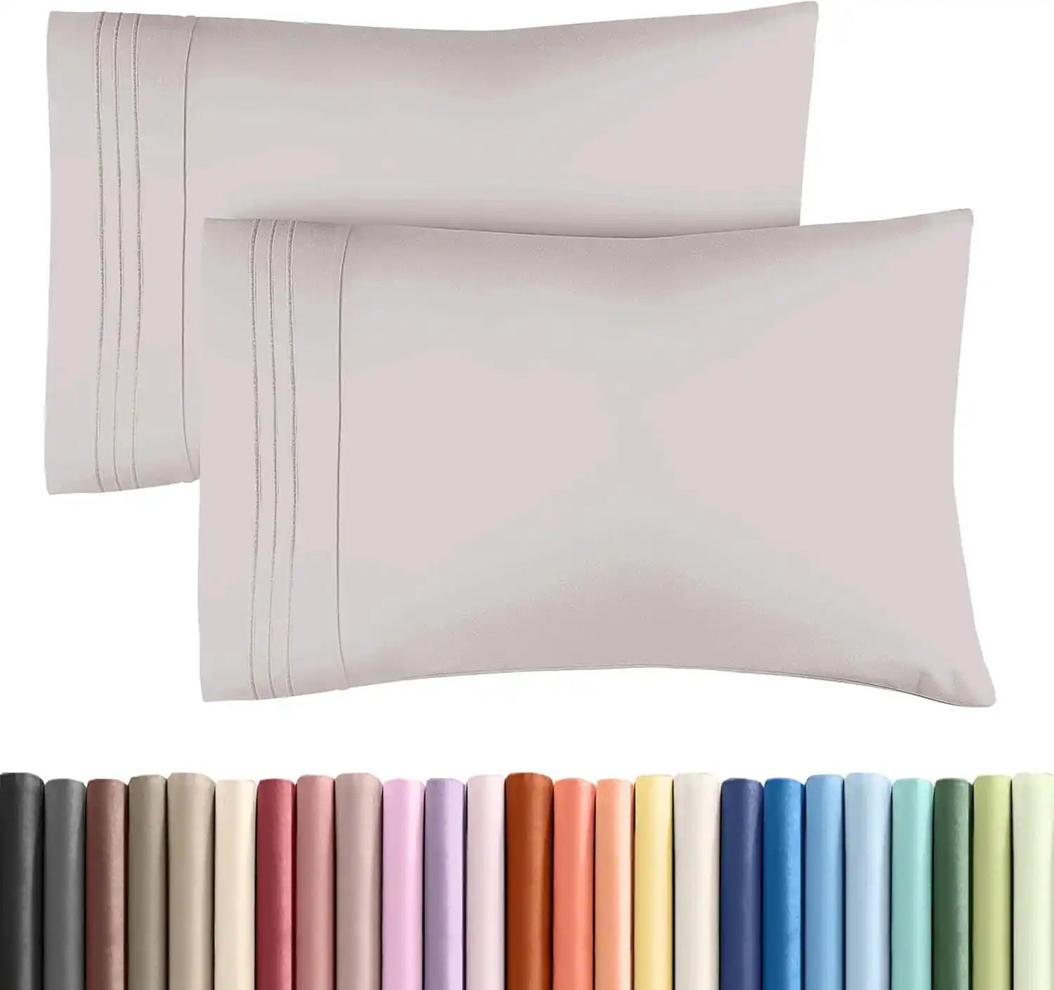 Hotel-Quality Pillowcase Set (Set of 2)